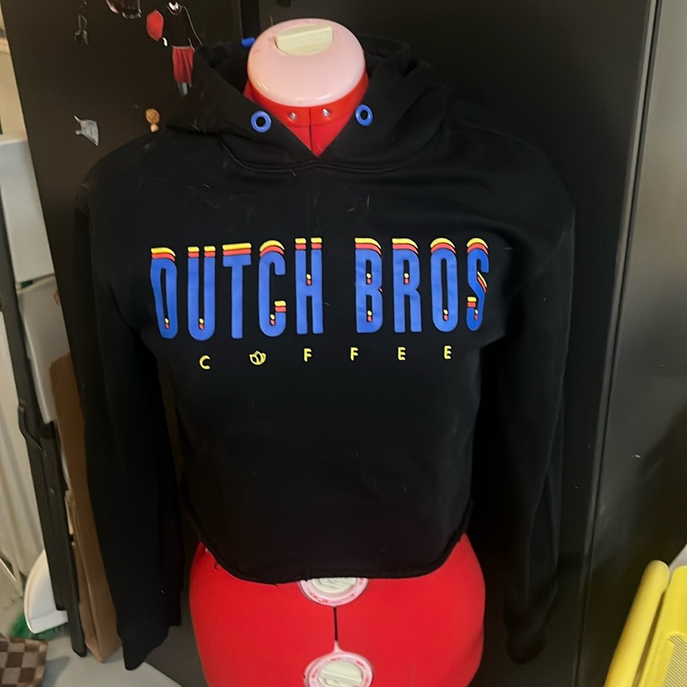 Cropped dutchbros hoodie